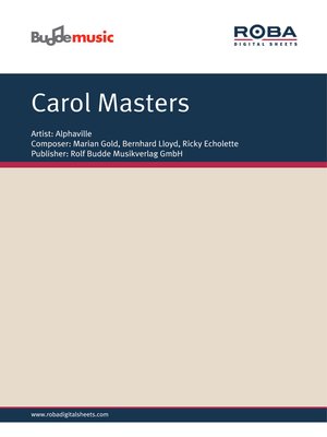 cover image of Carol Masters